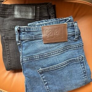 Bundle of 2 Cavalli Class Men’s Jeans, Size 32 – Good Condition